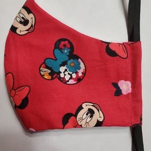 Women's Minnie Mouse Floral Face Mask